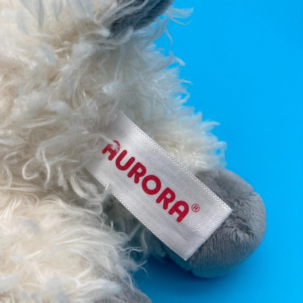 Aurora World Fuzzy Lamb Sheep Plush 2023 Sherpa Popcorn Style Fur - Picture 6 of 8
